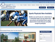 Tablet Screenshot of chapelhillprimarycare.com